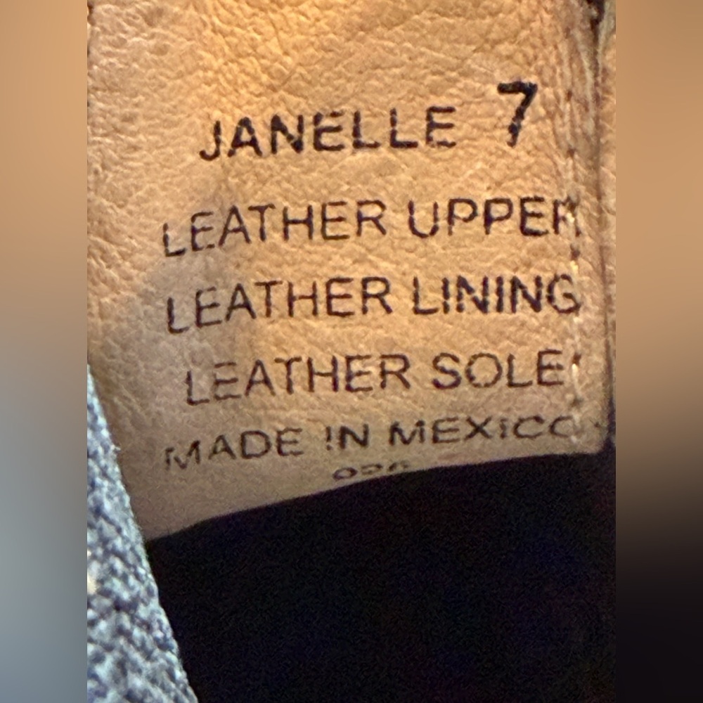 Freebird Janelle Boots 7 Leather Ankle Western Stacked Heel Made Mexico Distress - Picture 8 of 12